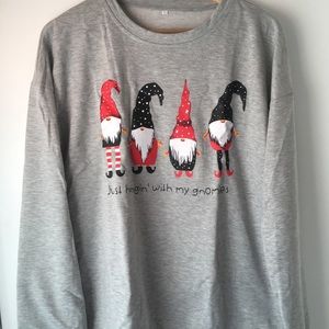 Gnomes Christmas Sweatshirt, XL